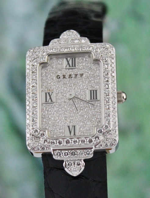 (image for) GRAFF 18K WHITE GOLD DIAMOND WATCH